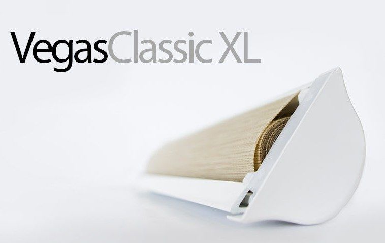 System roletowy Vegas Classic XL firmy Hosten - widok boczny kasety roletowej