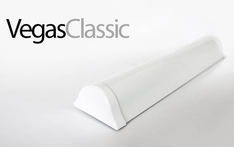 Side view of Vegas Classic roller blind by Hosten